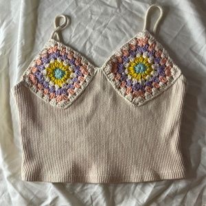 cute crochet zara top